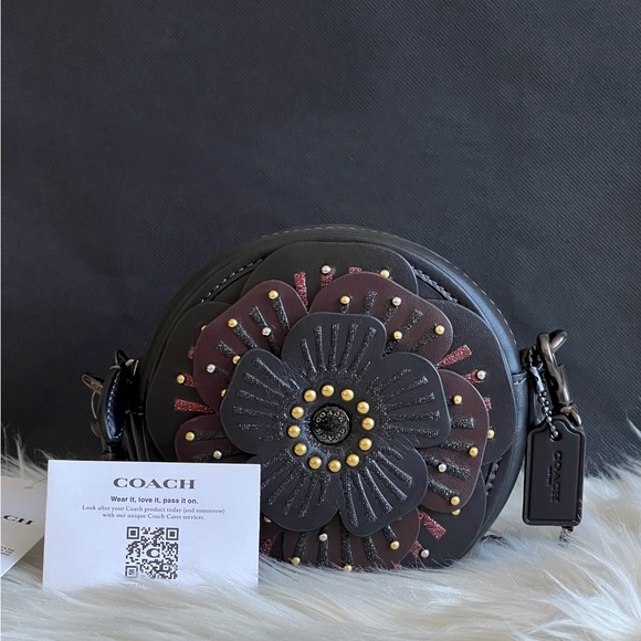 💰SOLD - CE782 - Coach Tea Rose Crossbody - Picture 12 of 12